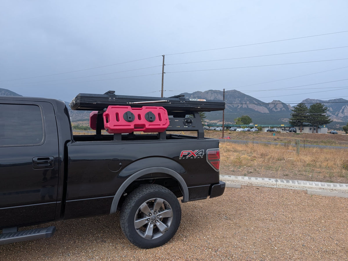 an ideal overlanding setup for your next RV rental adventure.|Enjoy a mountain sunset from your truck with a rooftop tent — photo 8