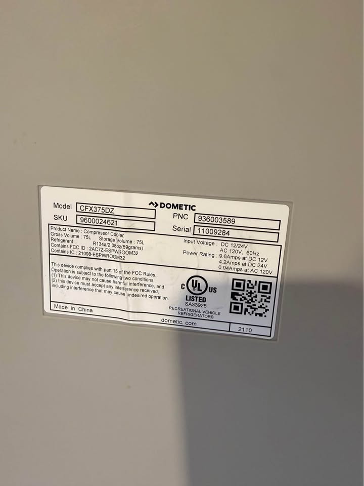 Dometic CFX3 75DZ 74L Fridge and Freezer in Madera, CA (photo 5) — photo 5