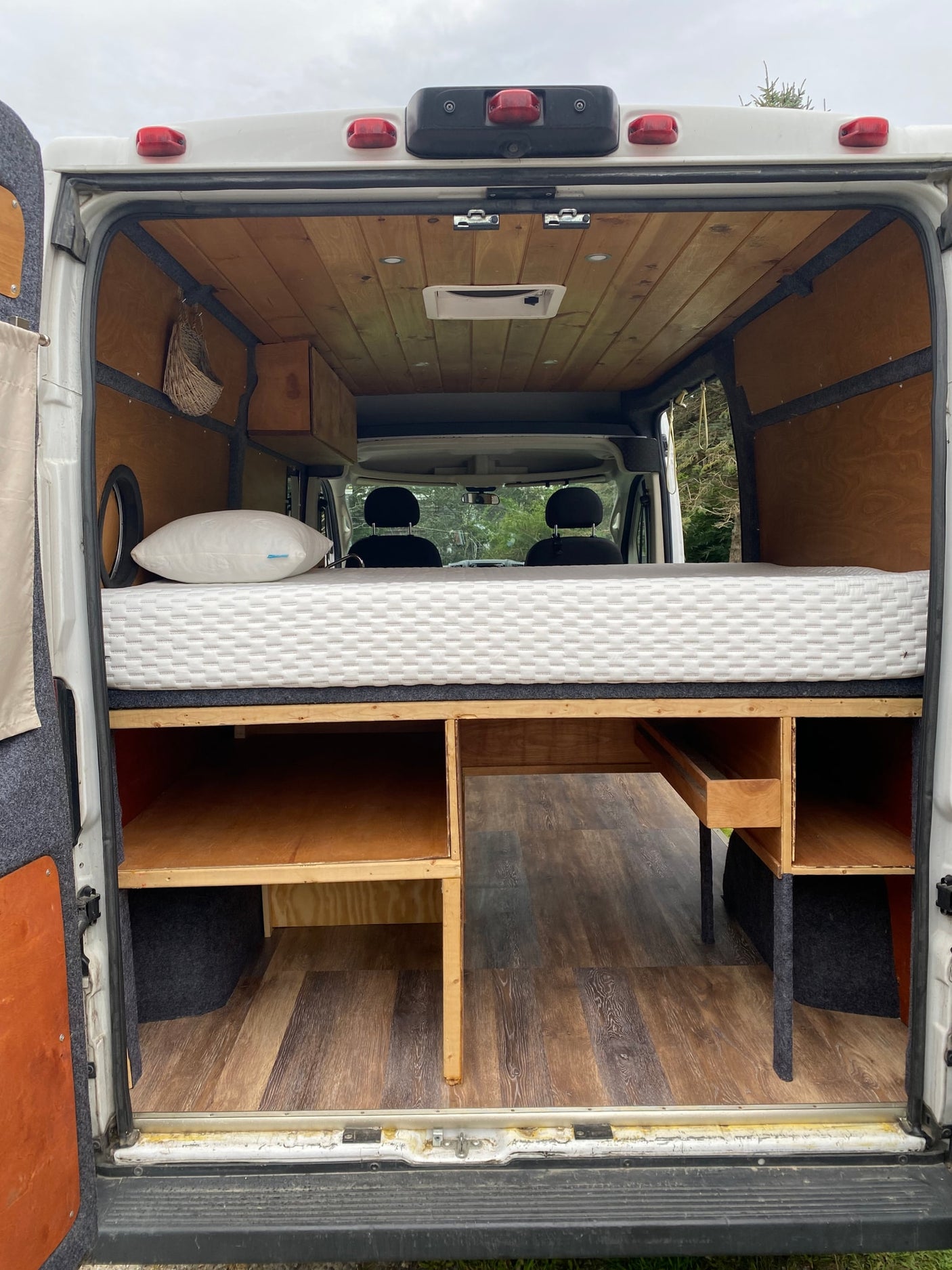 built-in bed