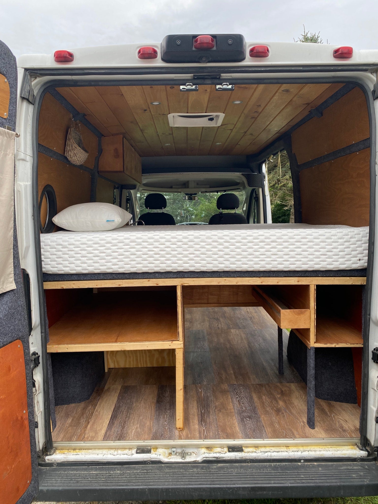 built-in bed