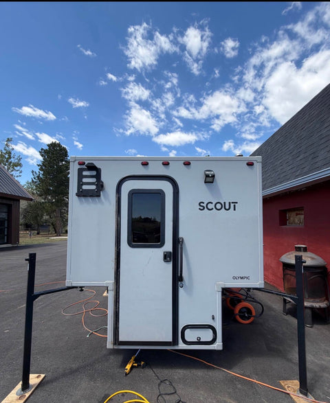 Scout Olympic and Ford Raptor overland rental