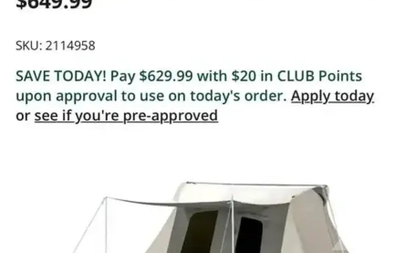 Kodiak canvas tent — used tents & canopies for sale (photo 2)