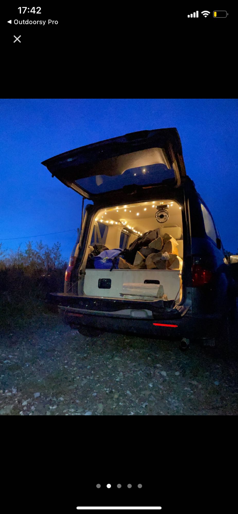 parked in a scenic mountain field — photo 2