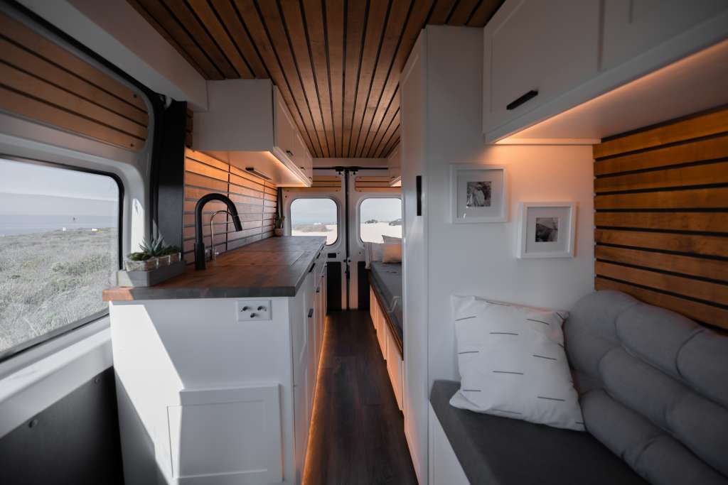 and sink. White cabinets