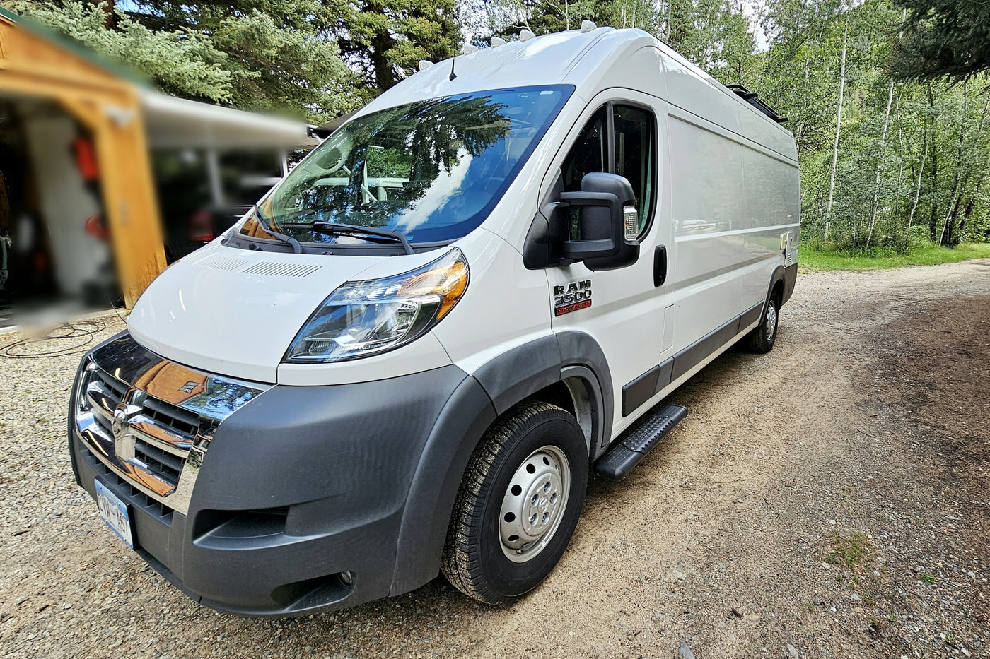 and Alpine infotainment system.|RV rental interior: driver's cockpit — photo 5