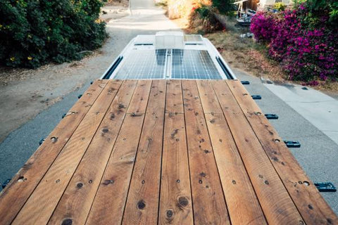 Roof Deck Camper - Sprinter w/Queen Bed, Shower & Solar overland rental