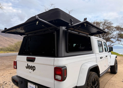 2025 Jeep Gladiator Nighthawk by Easy Camping Maui overland rental