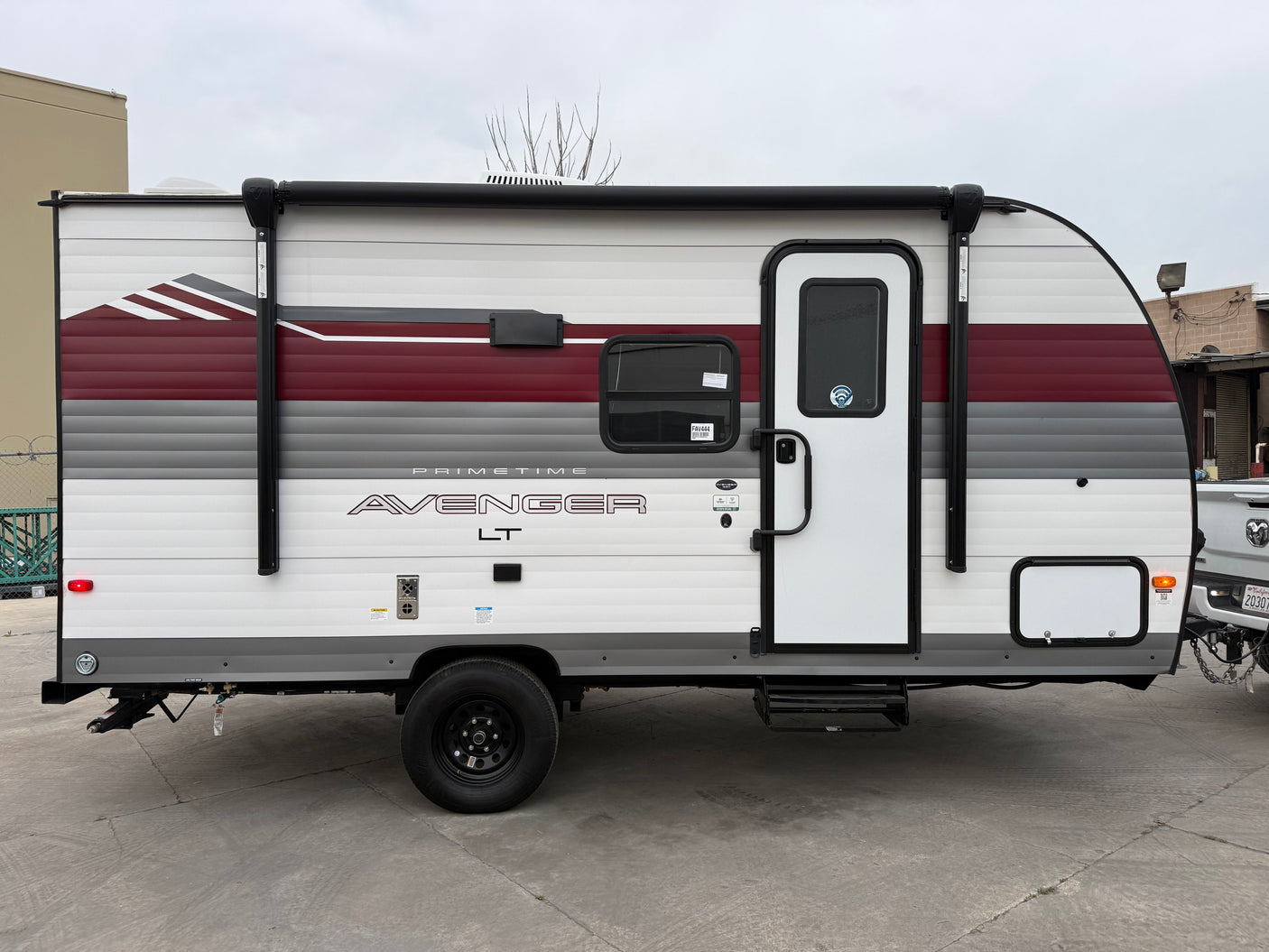 This Primetime Avenger LT travel trailer is ready for your next RV rental adventure or road trip.
