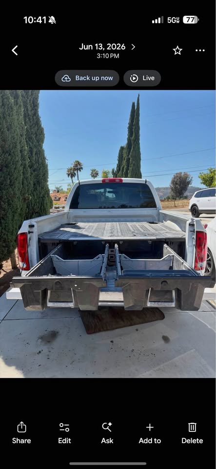 DECKED Truck Bed Drawer System RAM 5’7” in Escondido, CA (photo 1) — photo 1