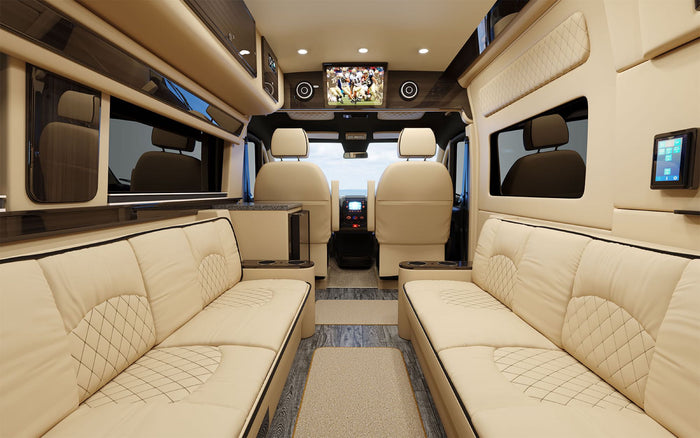 side door open to reveal comfortable