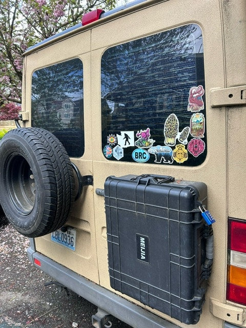 and front seats.|Inside an RV rental: a portable 'Buddy' heater — photo 5