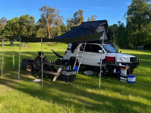 FSR Odyssey Large Rooftop Tent + Awning + Annex + Crossbars - Excellent Condition — photo 3