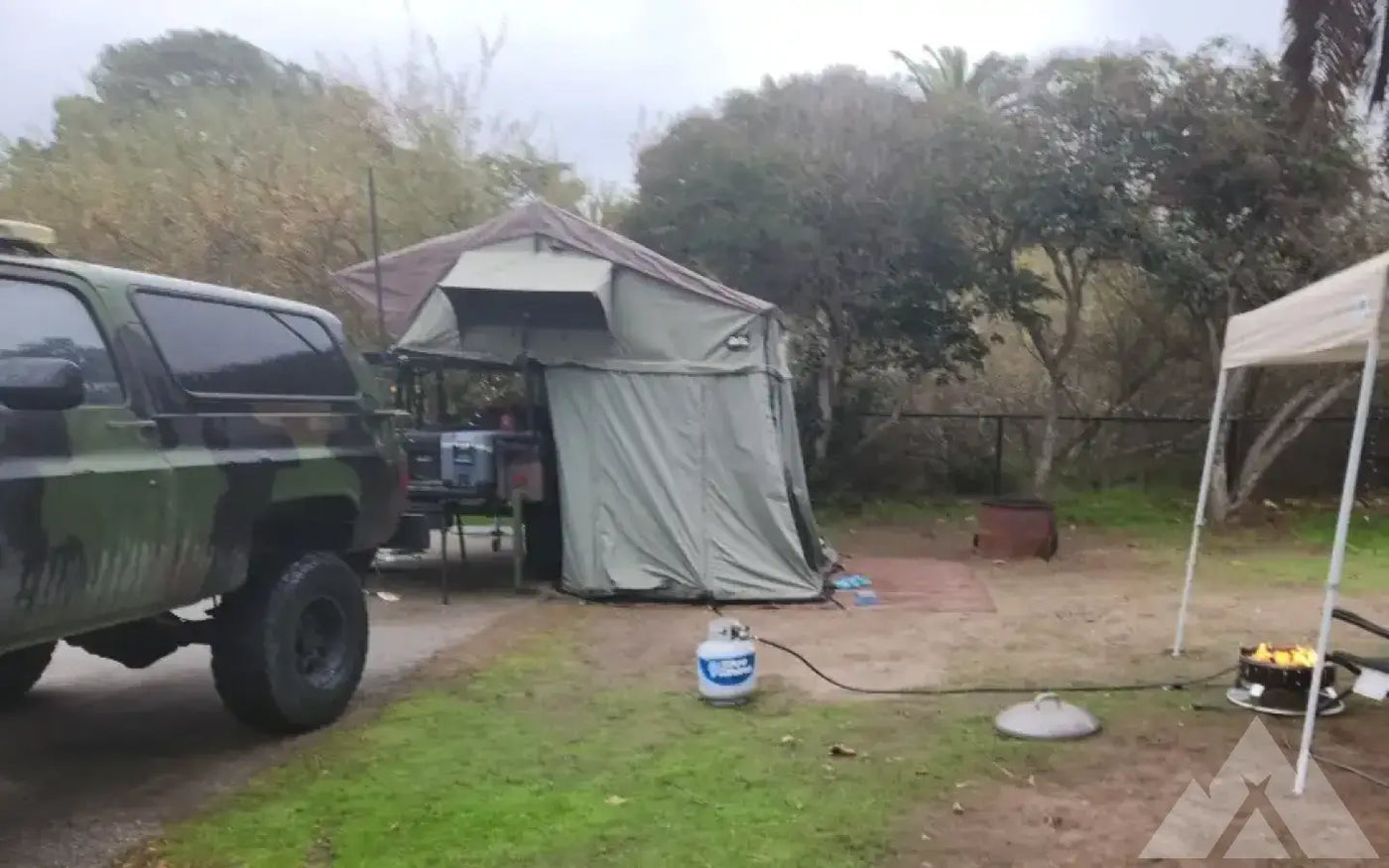 M1101 HUMVEE trailer with custom rack for CVT tent — used overland trailer for sale in Lancaster, CA (photo 8) — photo 8