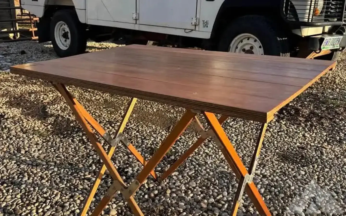 MAHOGANY CAMPAIGN FURNITURE TABLE! — new camp furniture for sale — photo 1