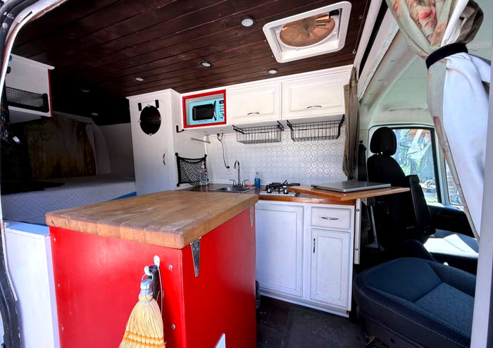 customized with a ladder