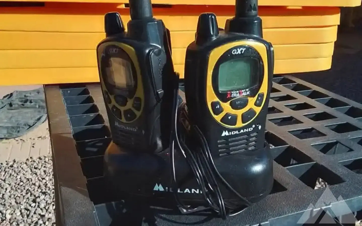 Midland 2 way GMRS Hand Held Radio set — used gear for sale — photo 1