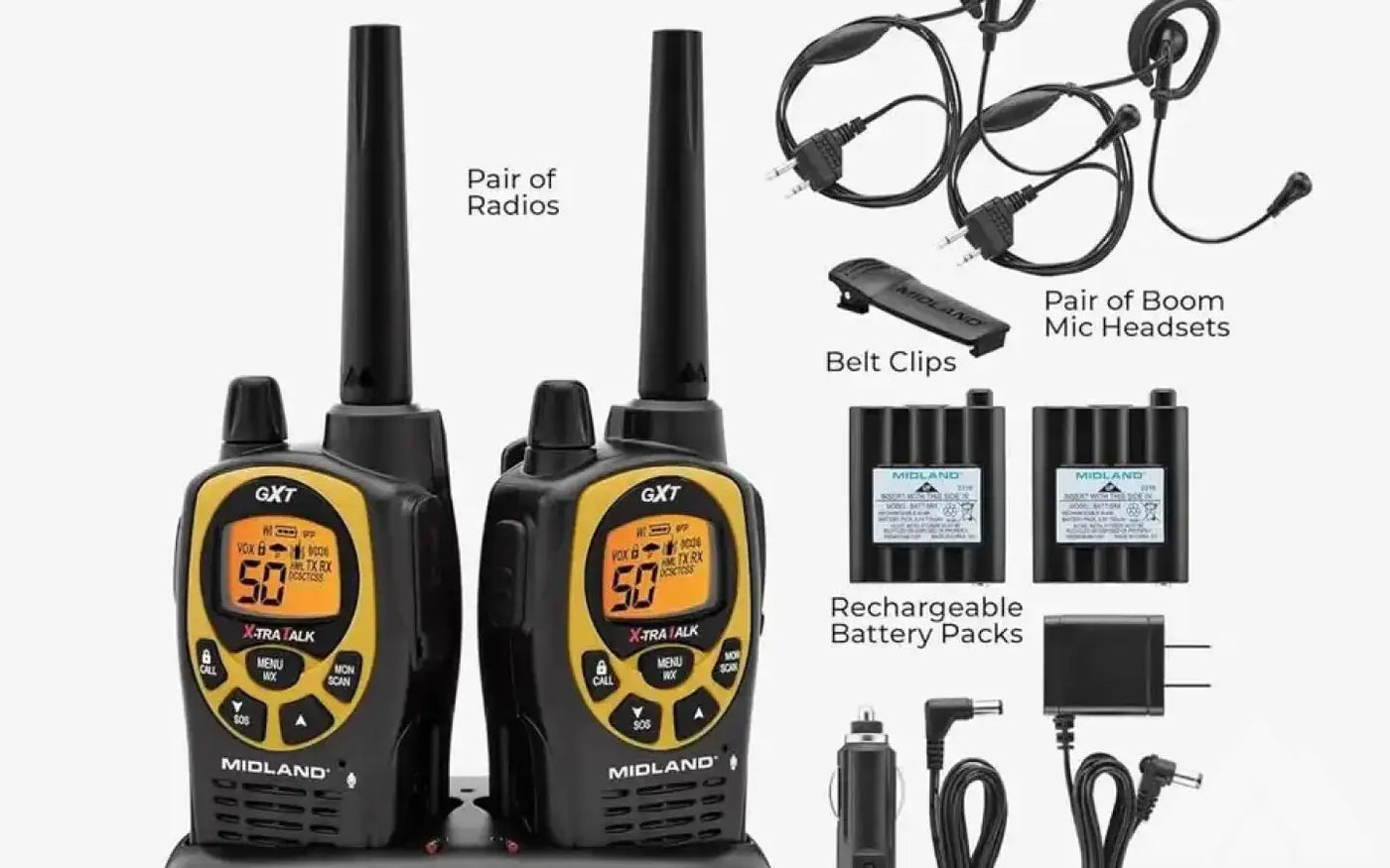 Midland 2 way radio/walkie talkie — new gear for sale (photo 3) — photo 3