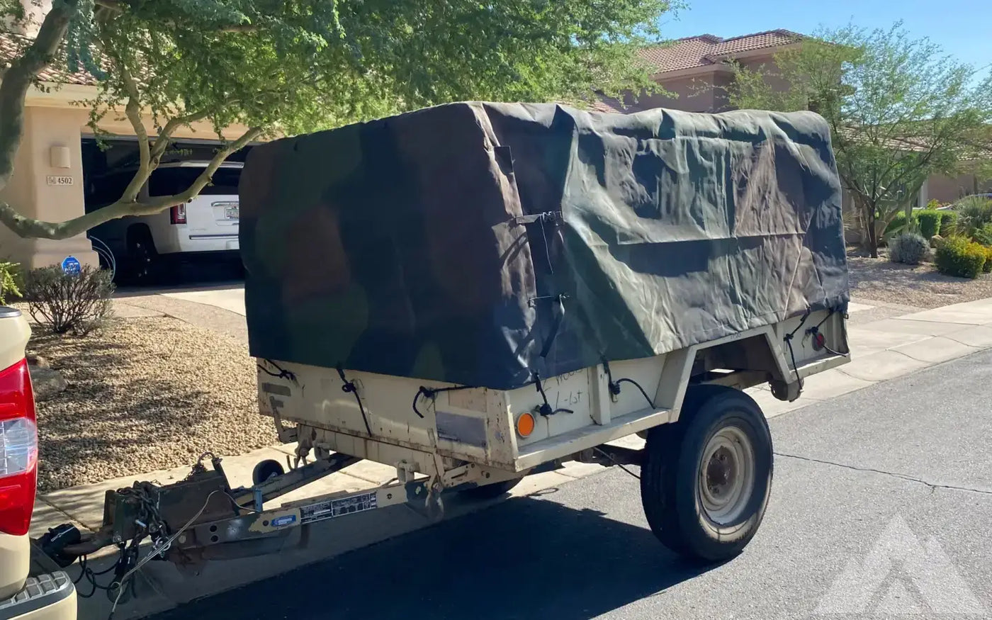 Military Camping Trailer - M101A2 w/ Rooftop Tent — used overland trailer for sale in Phoenix, AZ (photo 7) — photo 7