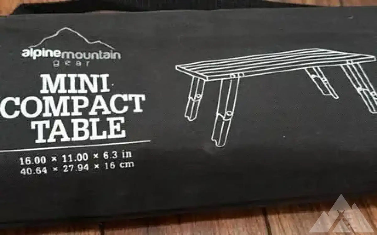 Mini Compact Camp Table Folding Aluminum — used camp furniture for sale (photo 2) — photo 2