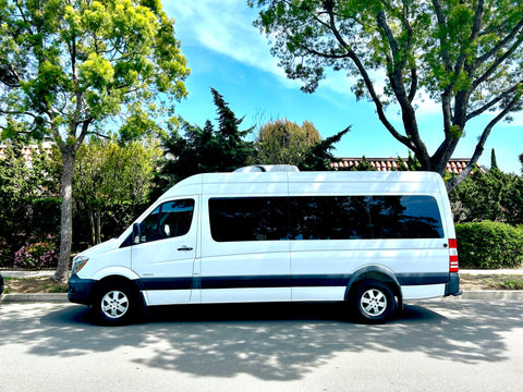 Mercedes Sprinter Large Passenger Van overland rental