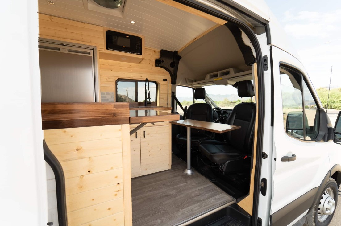 ideal for your next RV rental adventure. Side door open