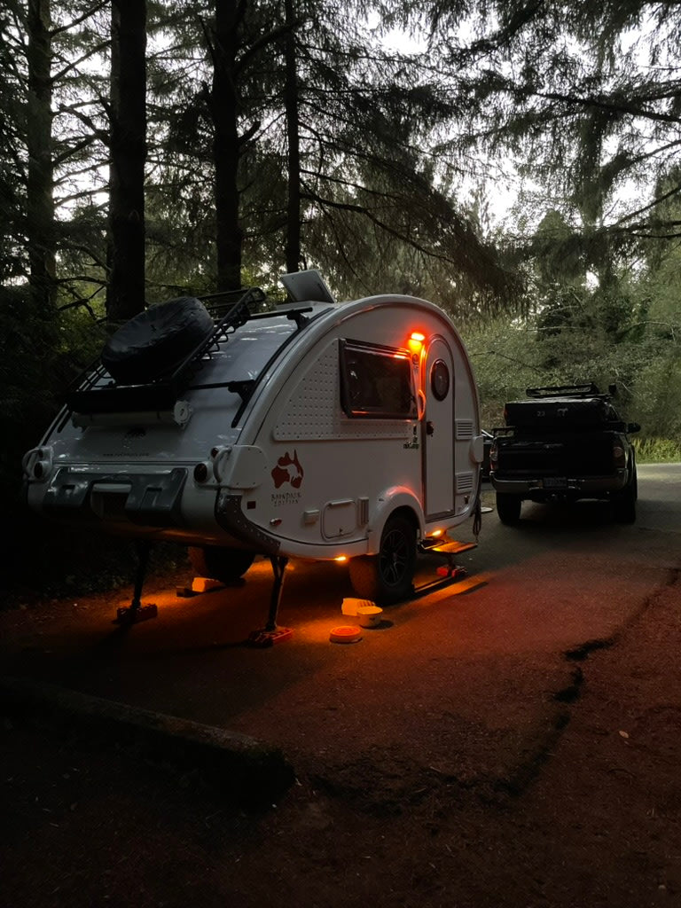 rocky campsite