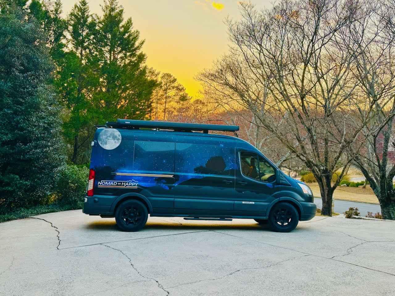 Experience freedom with this custom RV rental van