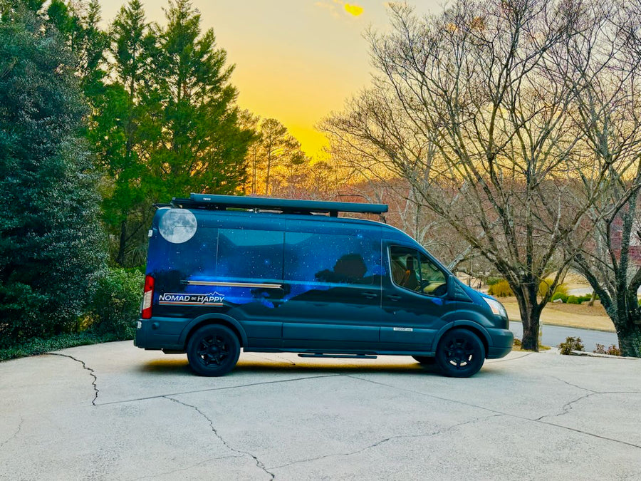 Experience freedom with this custom RV rental van