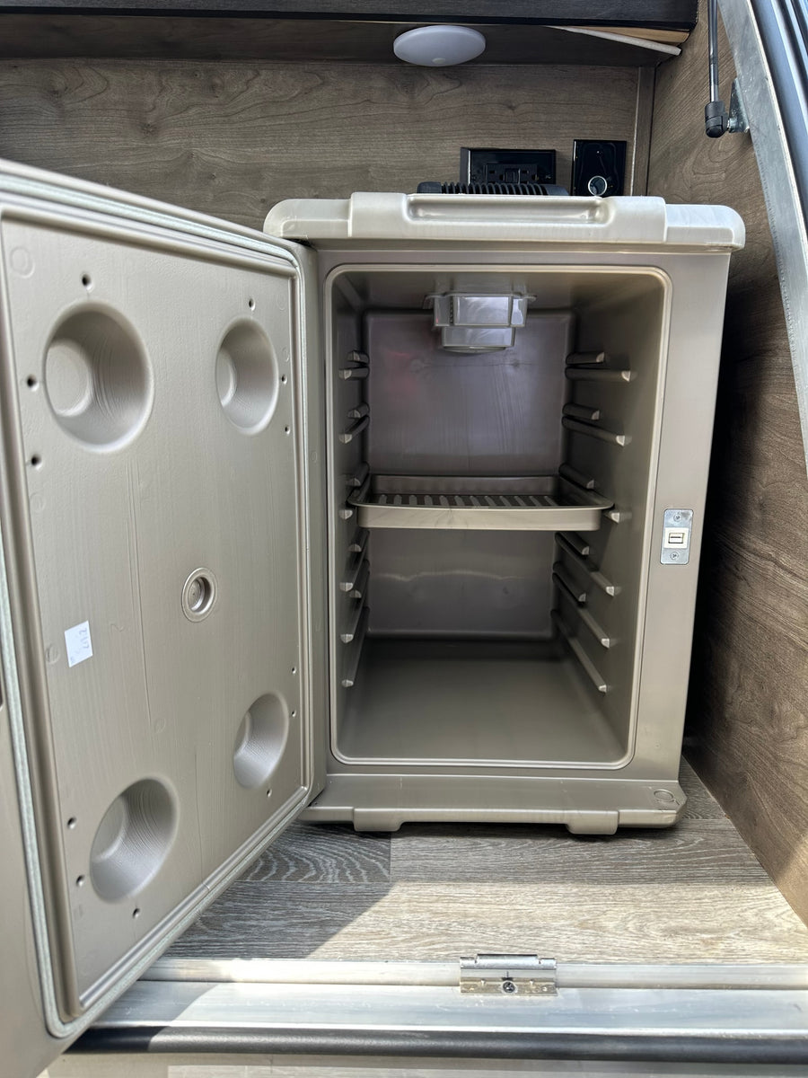 perfect for nature getaways.|Step into this compact Bushwacker RV rental