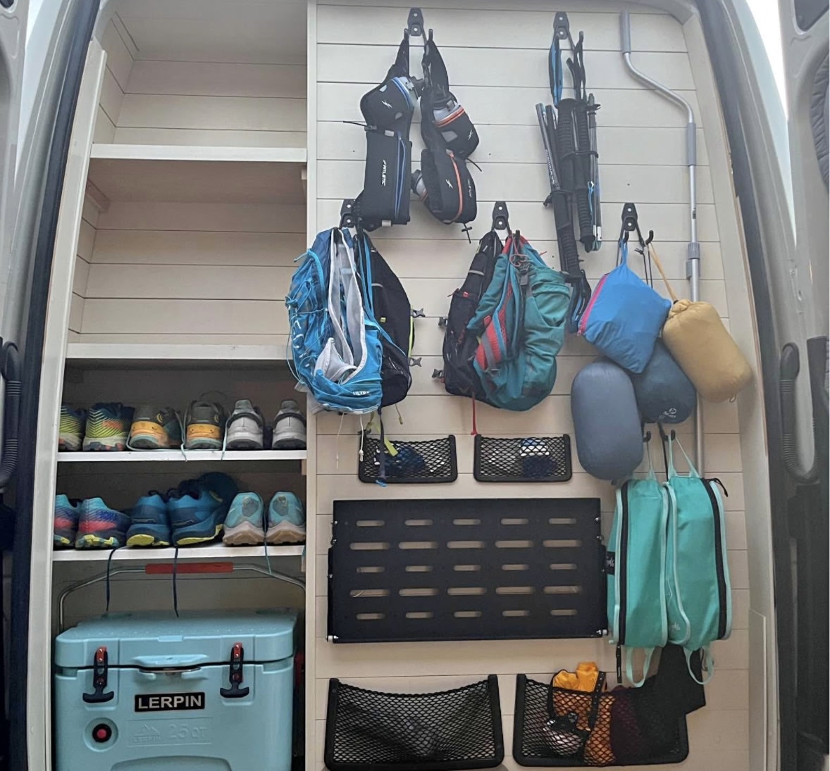 overhead cabinets