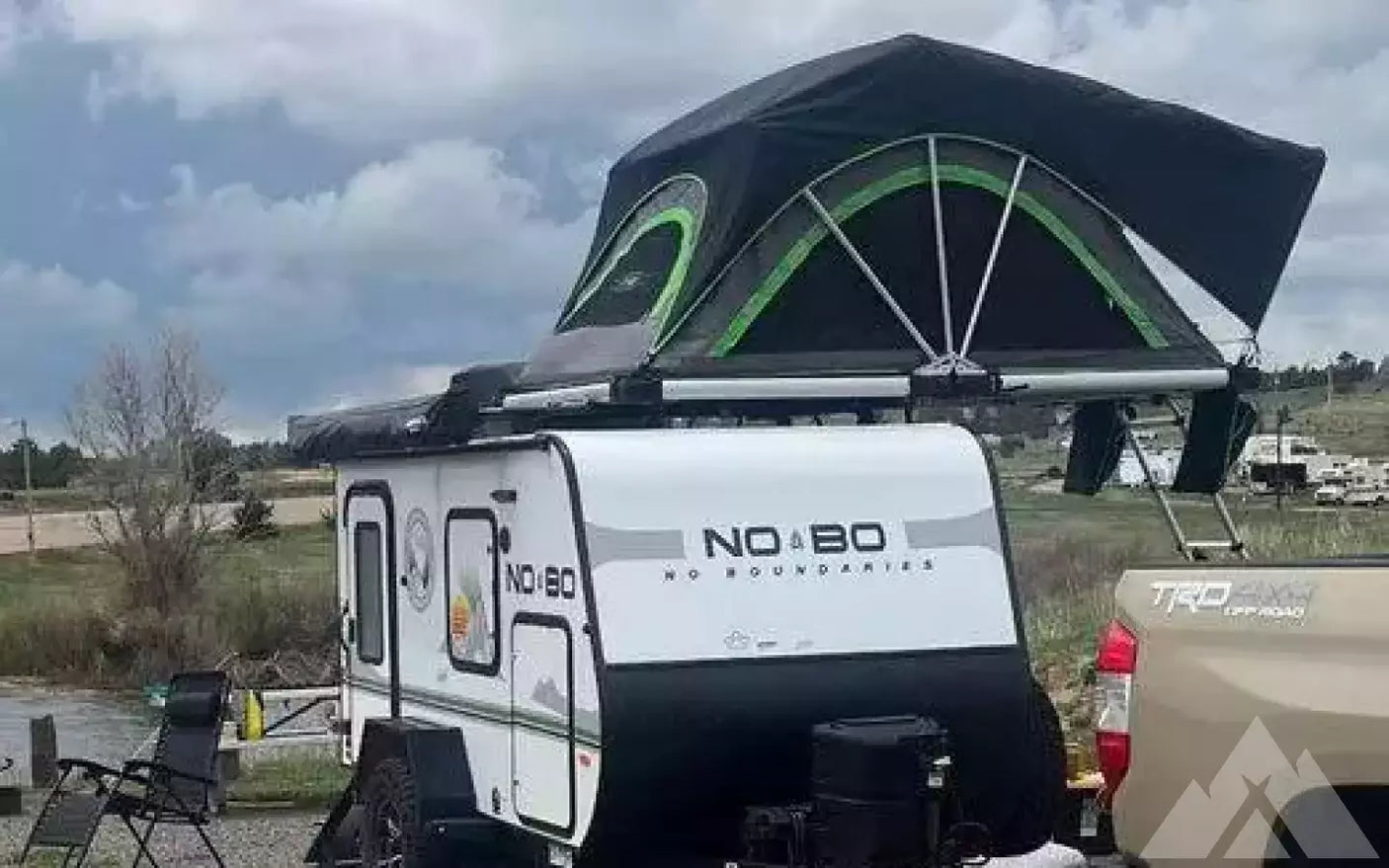 NoBo 10.6 Travel Trailer Toy Hauler Camper — used overland trailer for sale in Castle Rock, CO (photo 2)