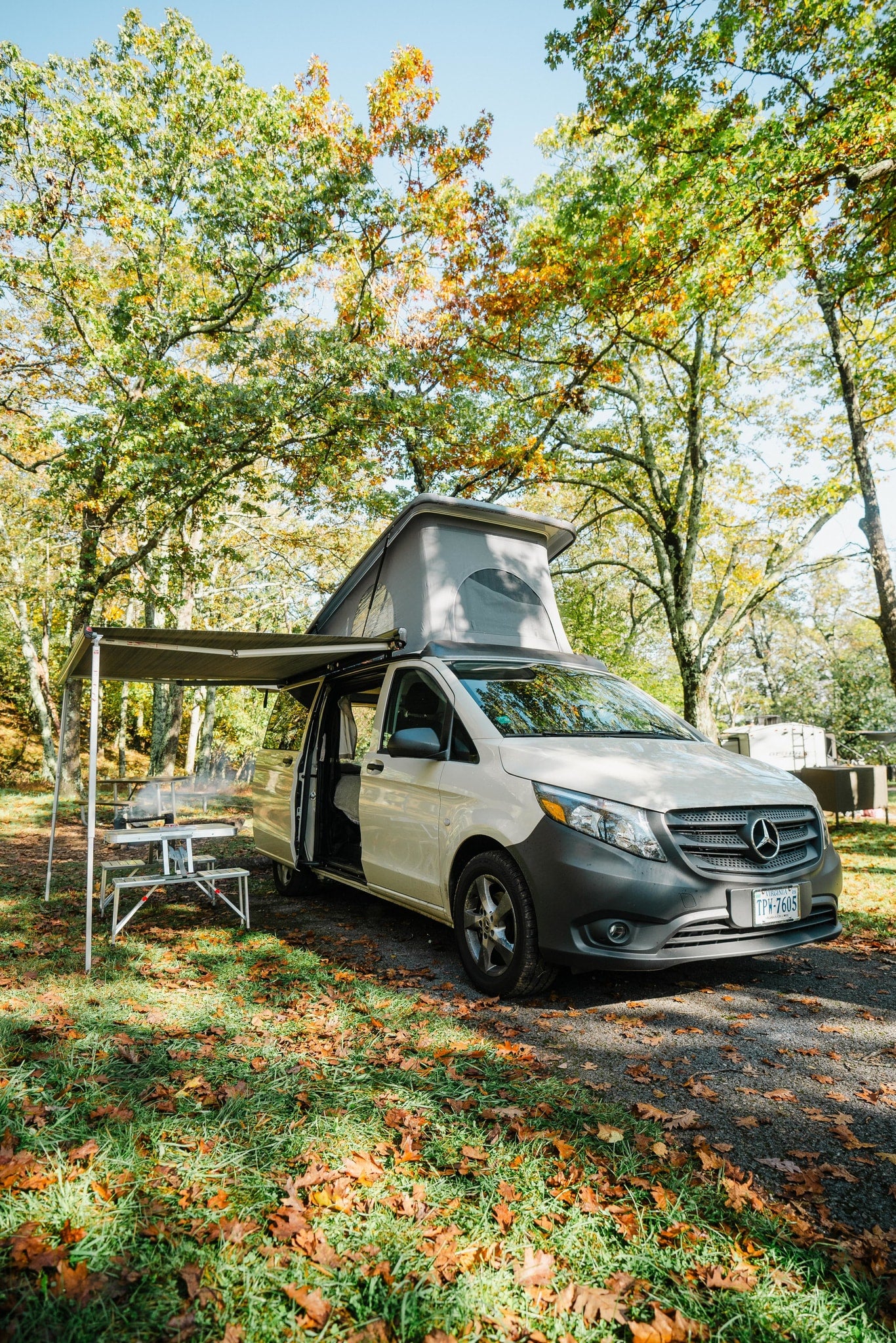 This RV rental camper van