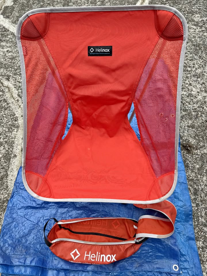 Helinox Swivel camping etc. chair *very* light use (new: ~$165 with tax) in Lake Forest Park, WA (photo 1)