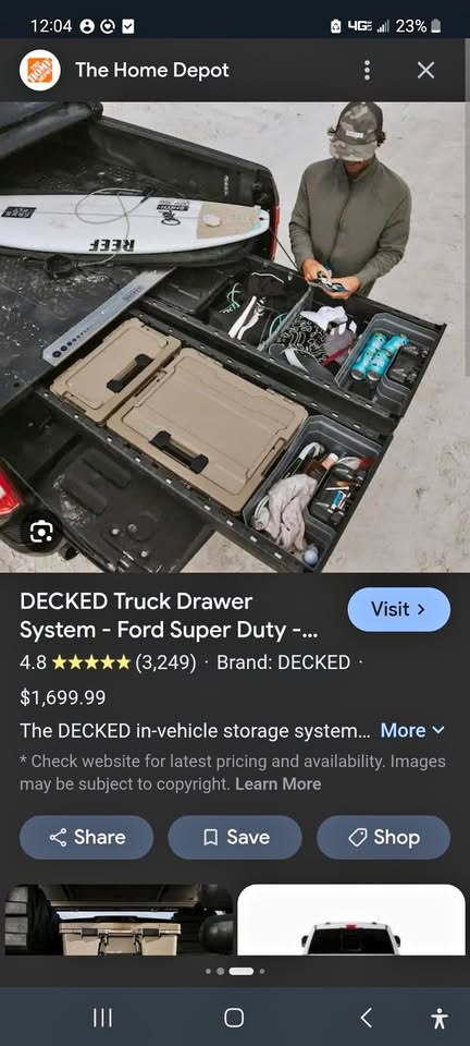 Decked Drawer system shortbed full size truck in Port Townsend, WA (photo 1) — photo 1