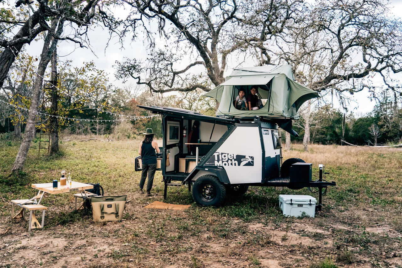 |A TigerMoth camper trailer