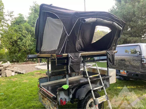 Overland trailer with FSR odyssey tent