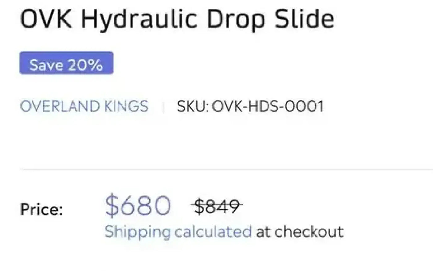 OVK Hydraulic Fridge Slide — used fridge slides for sale (photo 7) — photo 7