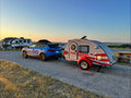 2016 T@G teardrop - So light it can be towed with a bicycle.