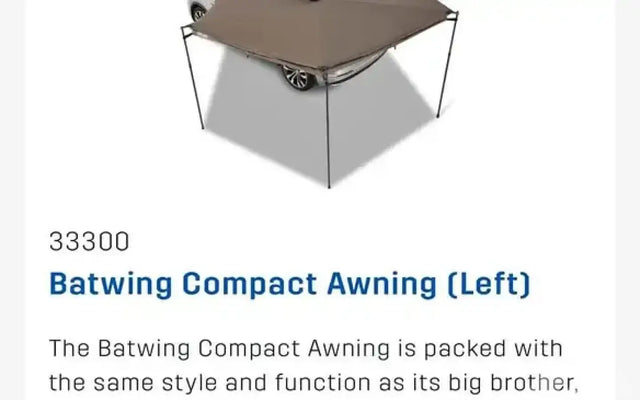 Passenger Side Rhino Rack Batwing Compact Awning — photo 3