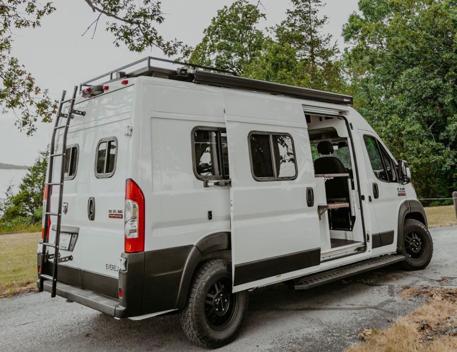 White camper van