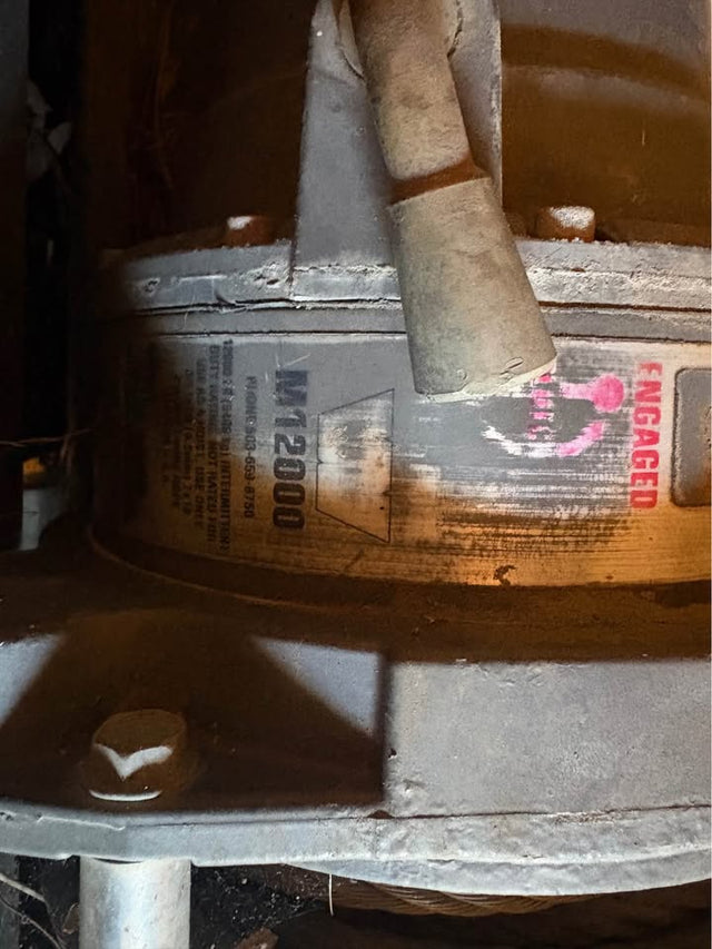 Warn M12000 Winch with Chrome Bumper — photo 3