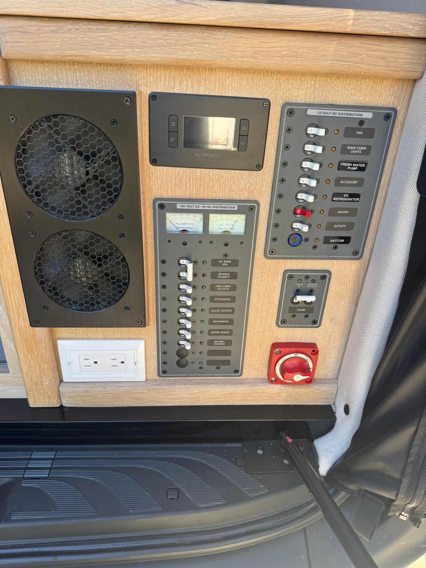and spare tire.|This customized Sprinter van rv rental is ready for off-road adventure in the mountains — photo 8