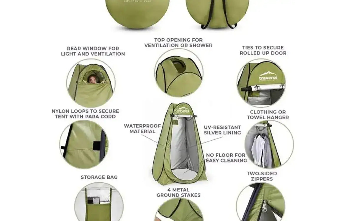 Popup Privacy Tent — new showers & toilets for sale (photo 2) — photo 2