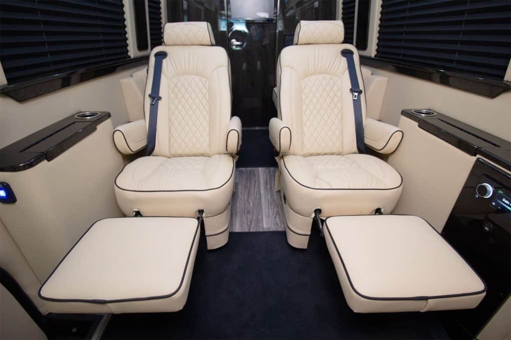 ideal for RV rental. Features plush cream seats — photo 7