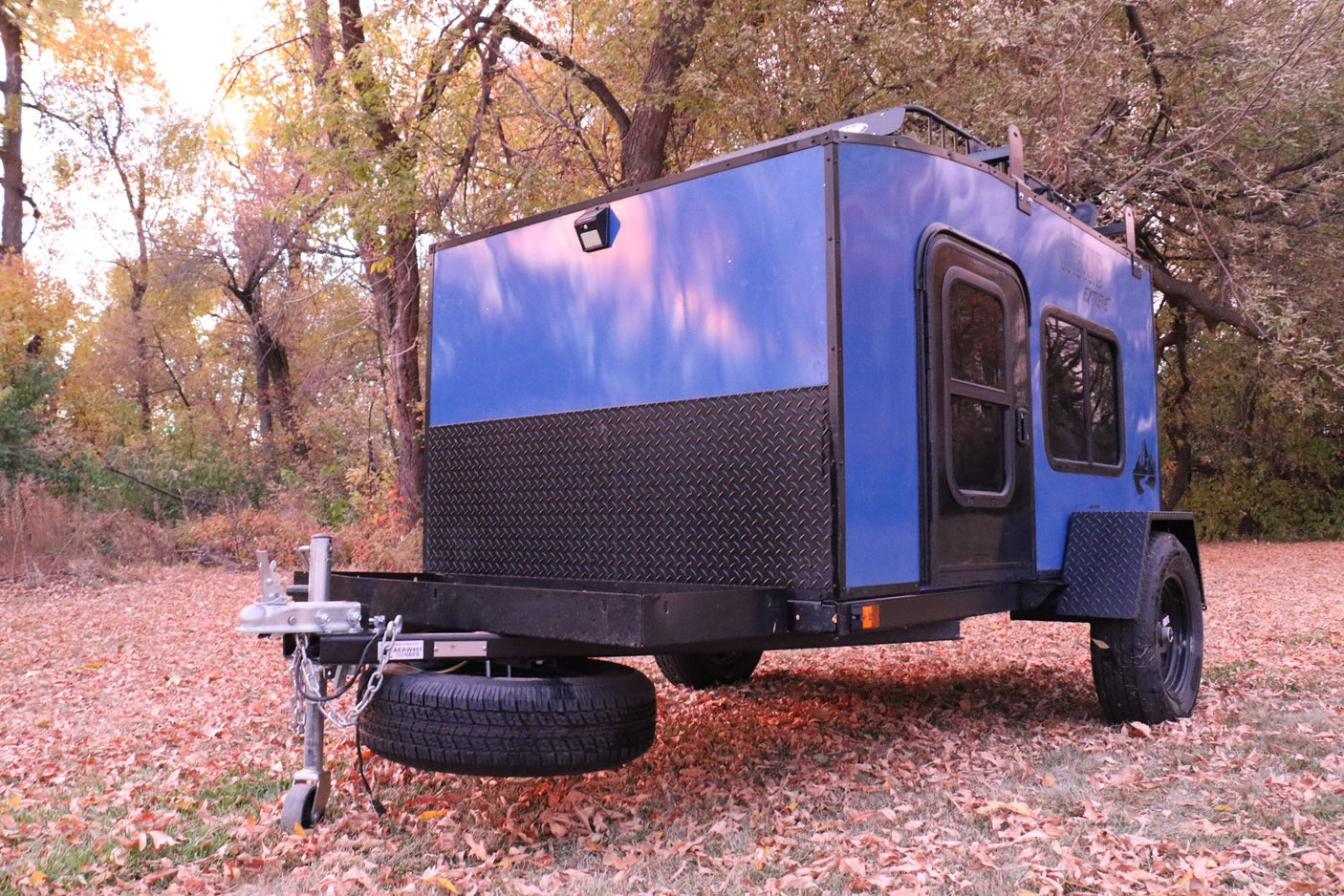 and cooking supplies.|RV rental storage: camping gear