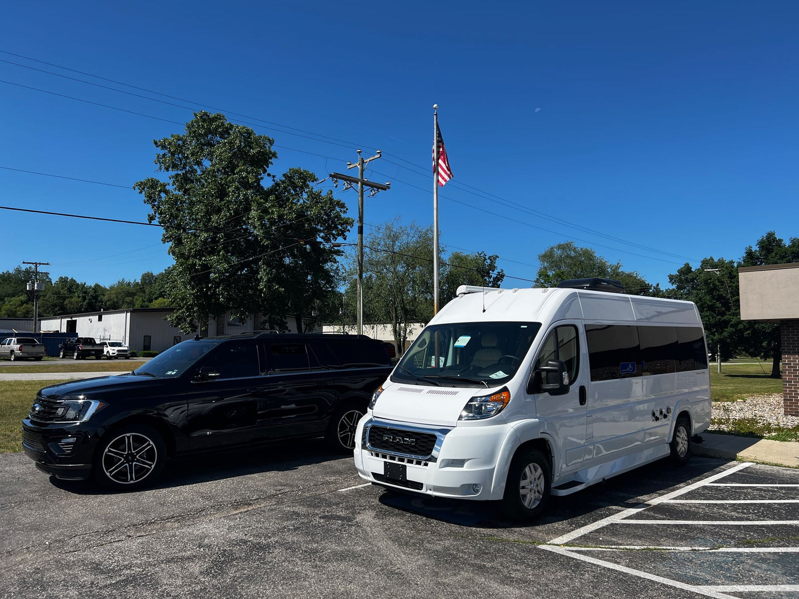 ready for an rv rental.|Black Ram ProMaster camper van for RV rental