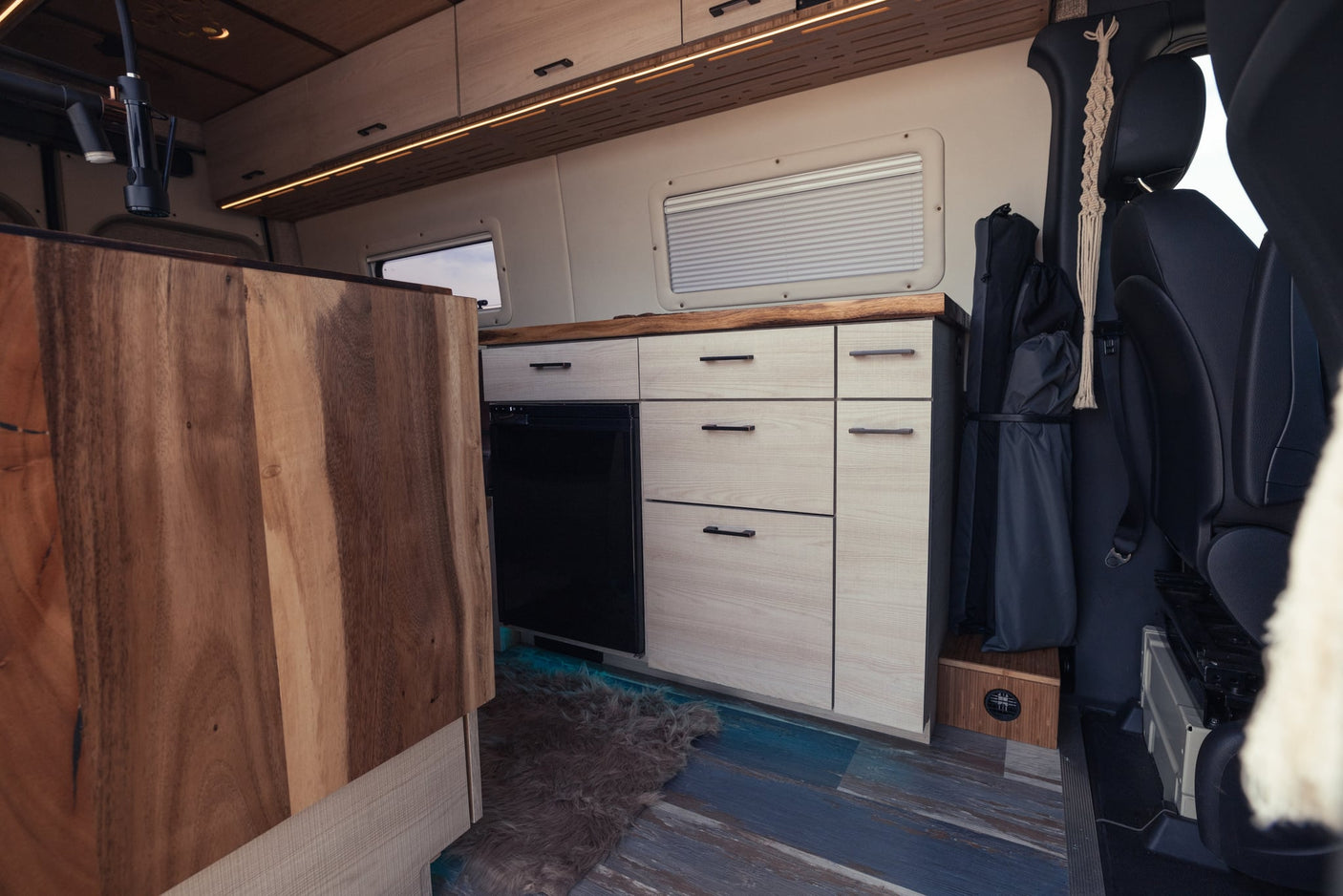 with roof awning & rear storage