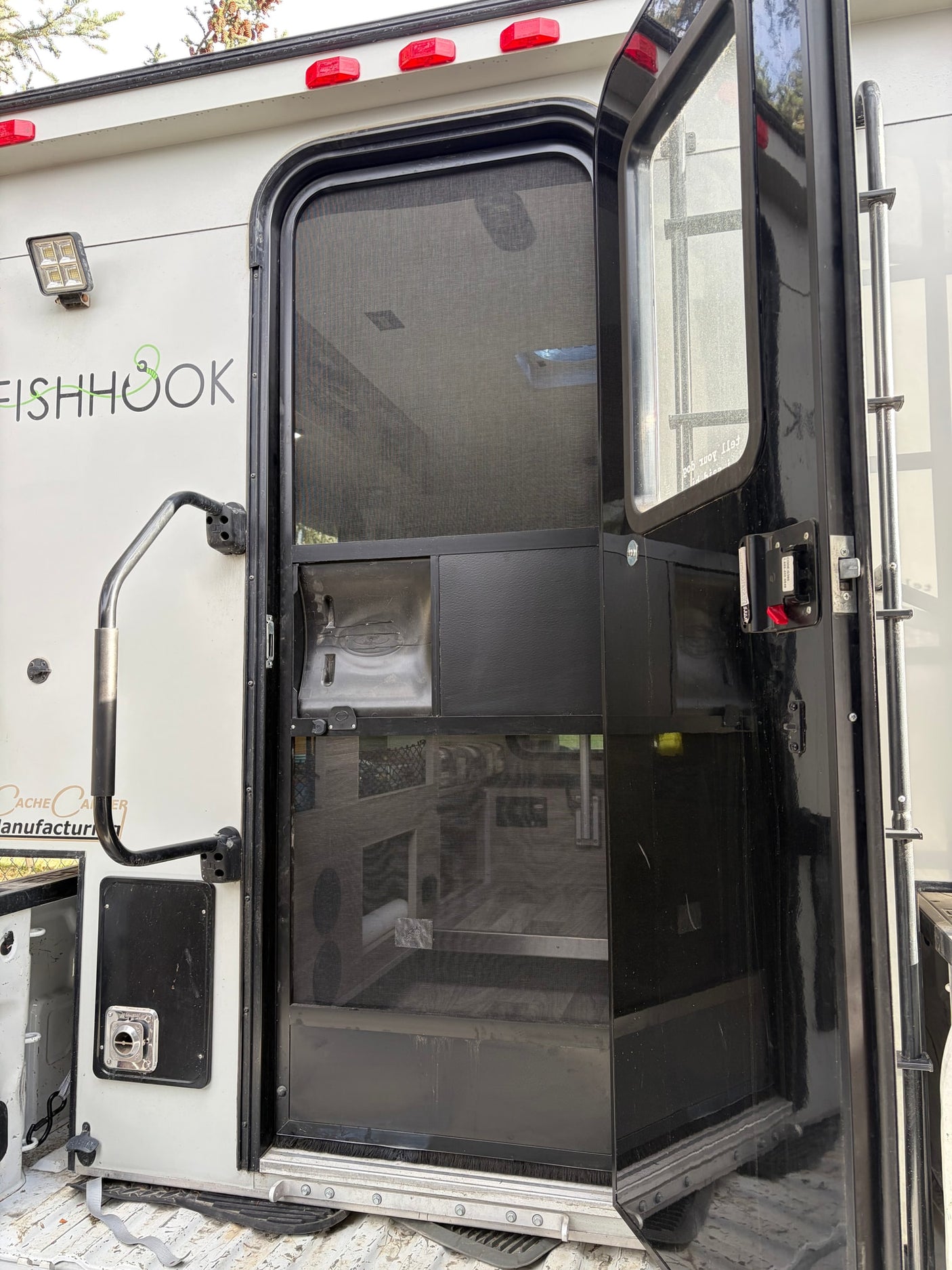 as an RV rental in a snowy