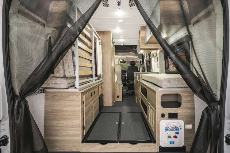 light wood cabinets