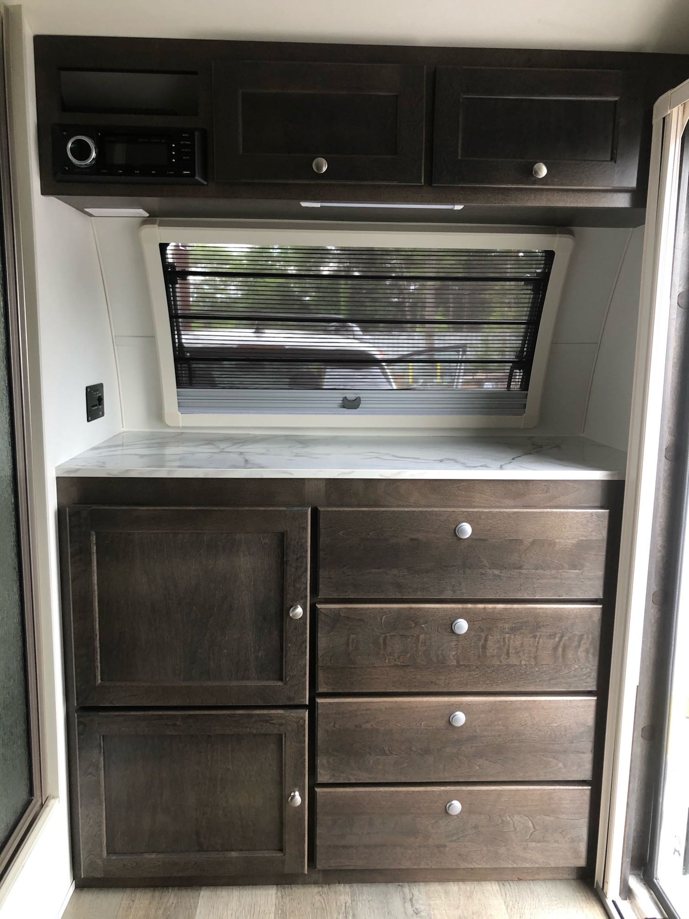 overhead cabinets
